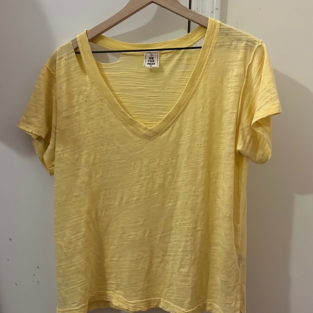 Free People Distressed Top